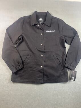 Dickies '67 Collection Black Snap Front Jacket Size Small S/CH/P Unisex